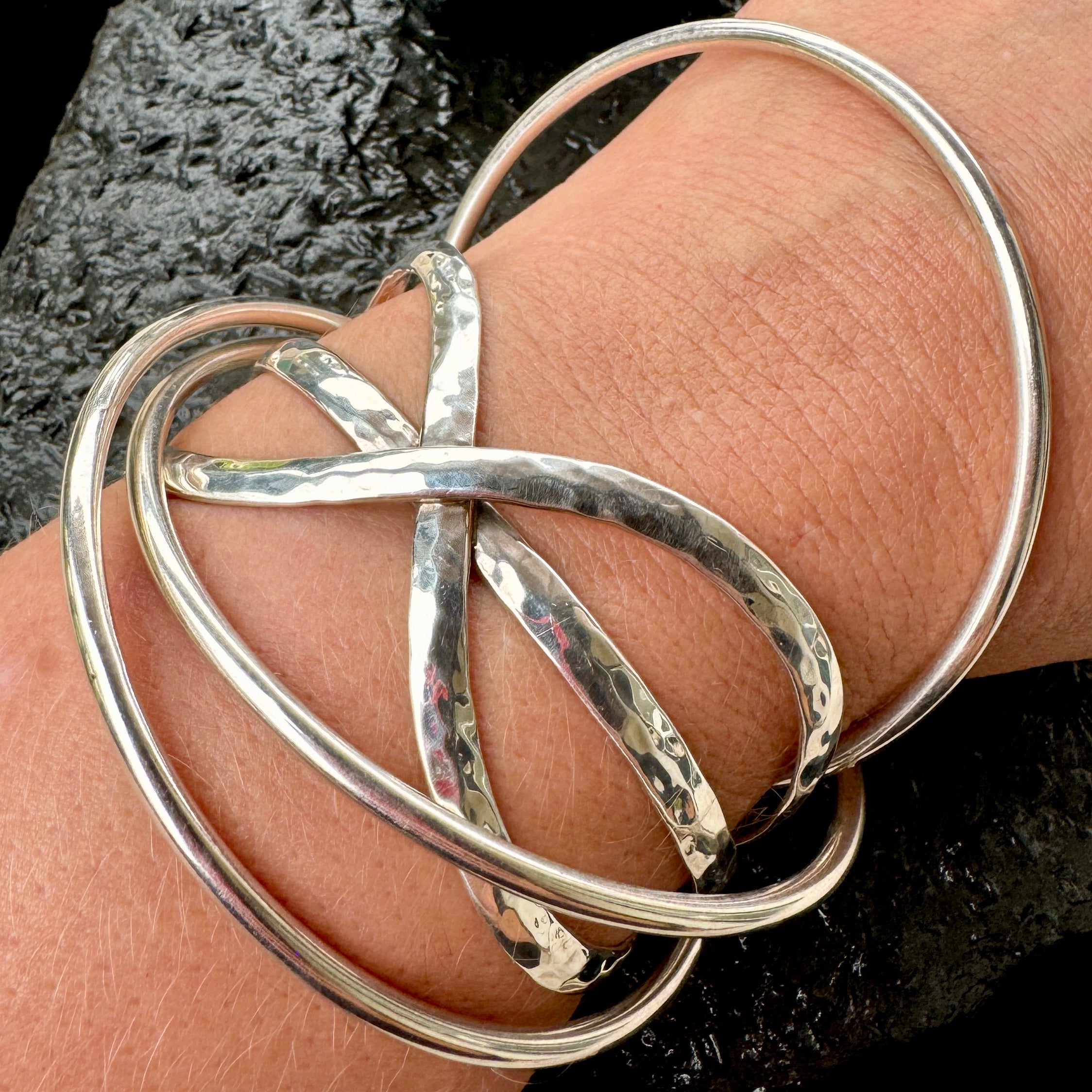 アクセサリー silver925 trinity bangle Trinity