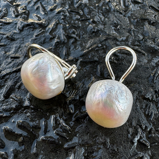 "Statement" Freshwater Pearl Clip-on Earrings