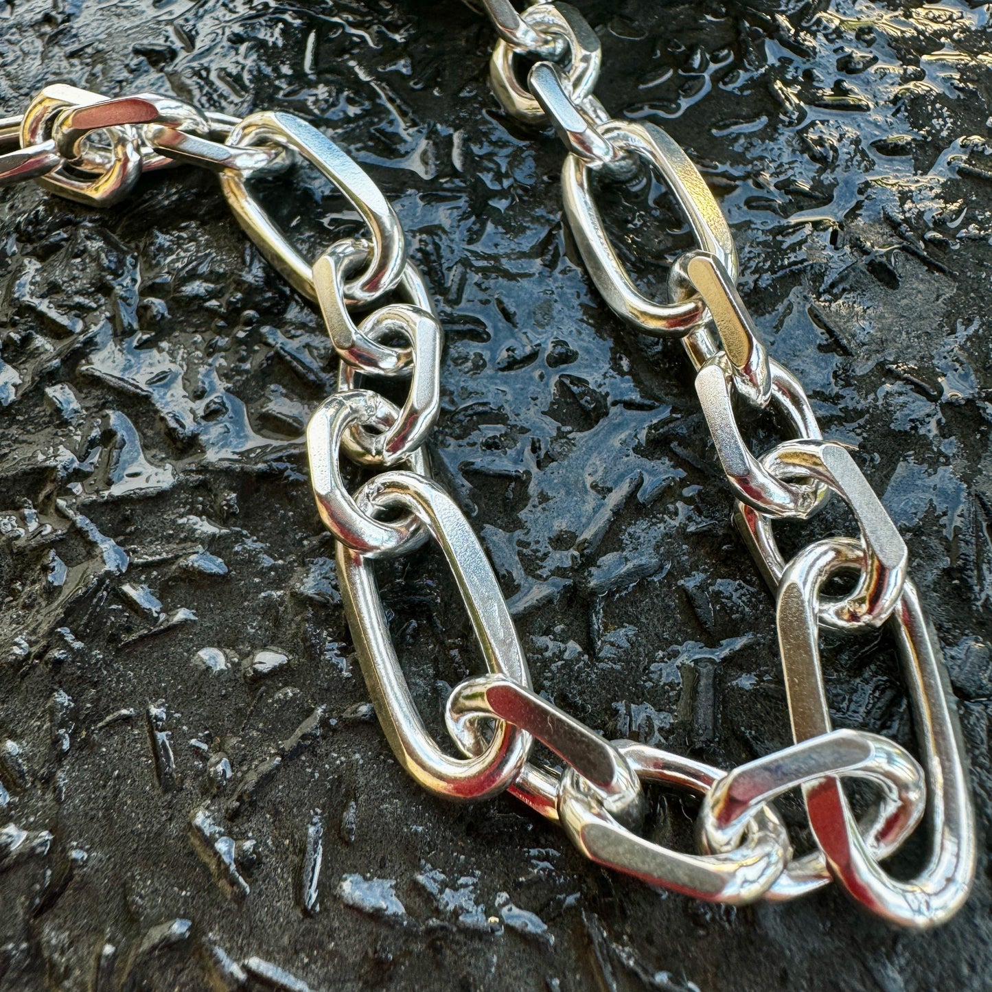"CIAO BELLA" Sterling Silver Statement Chain