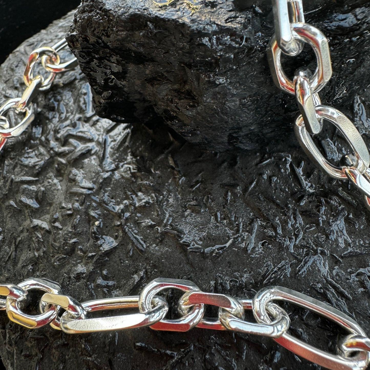 "CIAO BELLA" Sterling Silver Statement Chain