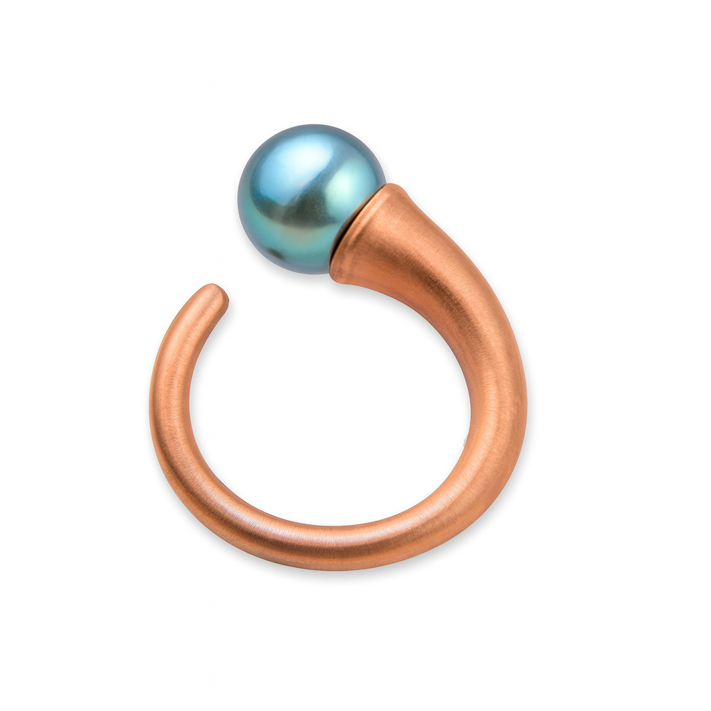 Chasing Ring in 14K Rose Gold